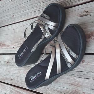 skechers memory foam sandals ladies
